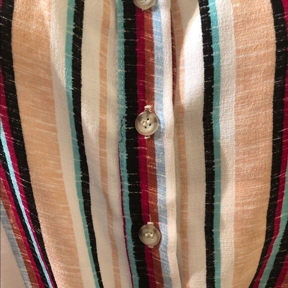 Charles Henry Belted Button Down Midi Dress - Picture 5 of 8